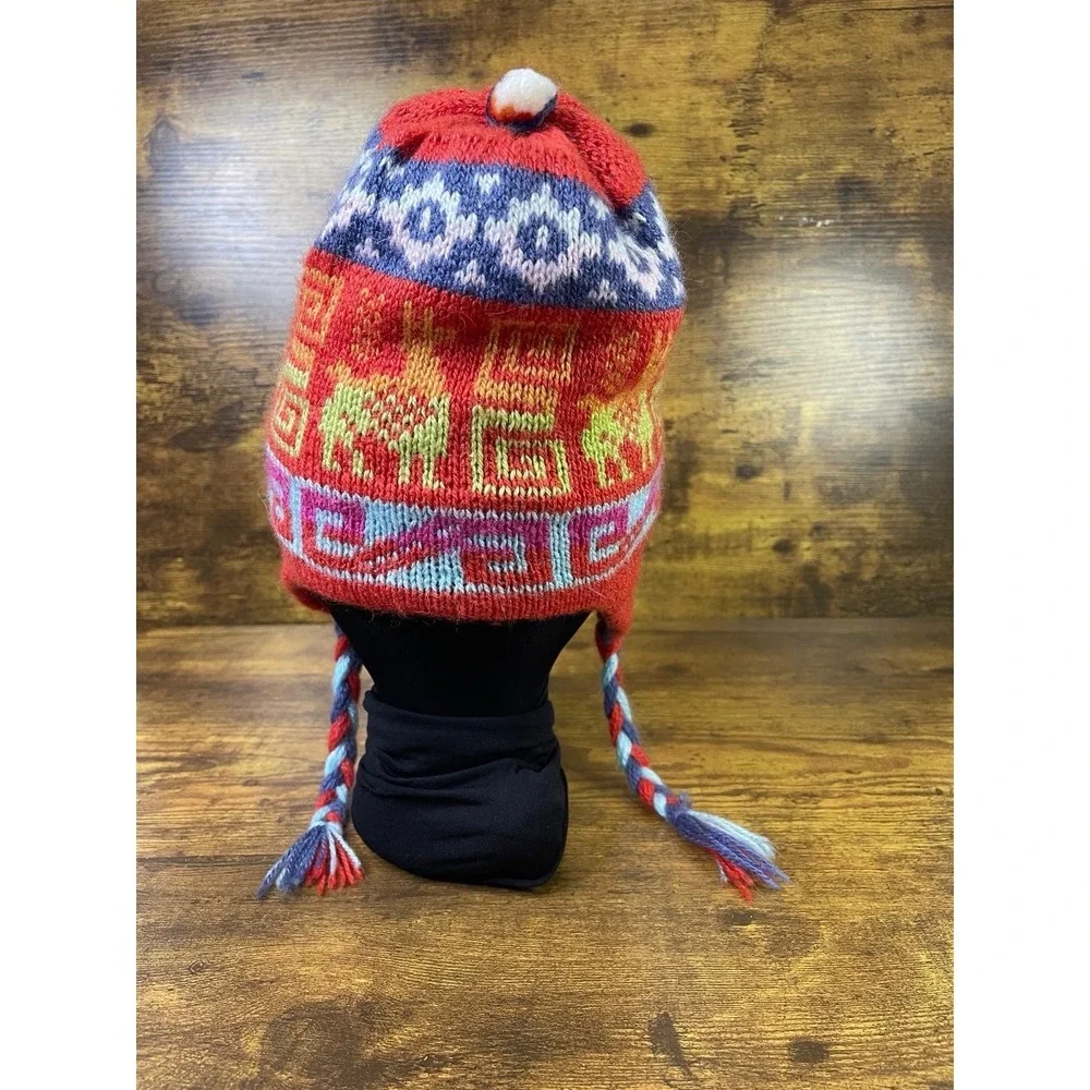 Vintage Hat Beanie Reversible Women's Multi‎ Color